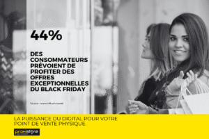 Read more about the article 44% des consommateurs prévoient de profiter des offres exceptionnelles du Black Friday