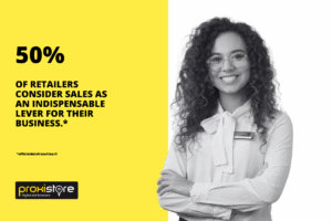 Read more about the article 50% of retailers consider sales as an indispensable lever for their business